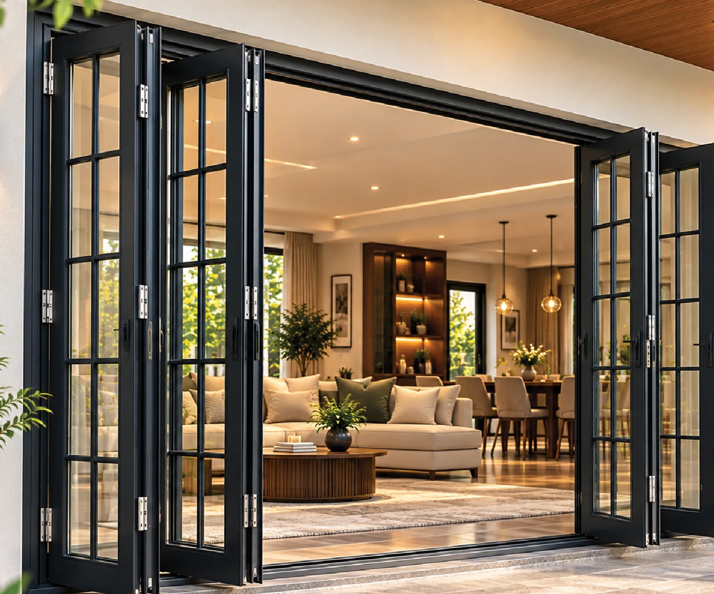 Omega Nestcraft uPVC folding French doors